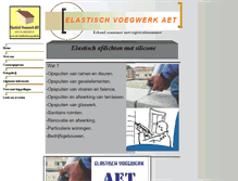 Tablet Screenshot of aet-elastischvoegwerk.be
